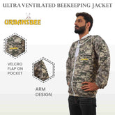 giacca apicoltore ventilata con cappello rotondo